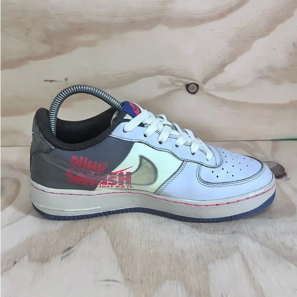 Nike-Air Force 1 Dunk It Smash-Sneakers-Blue/Gray-Kids Big Unisex-6Y -CT1628-601